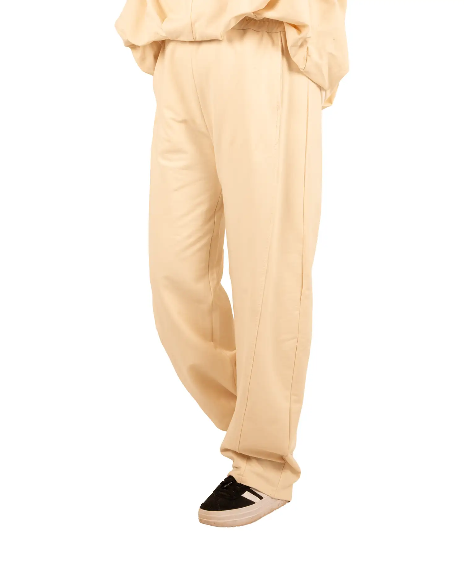 Lichtbeige joggingbroek van Chastar - Afbeelding 2