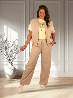 Beige pantalon van Chastar