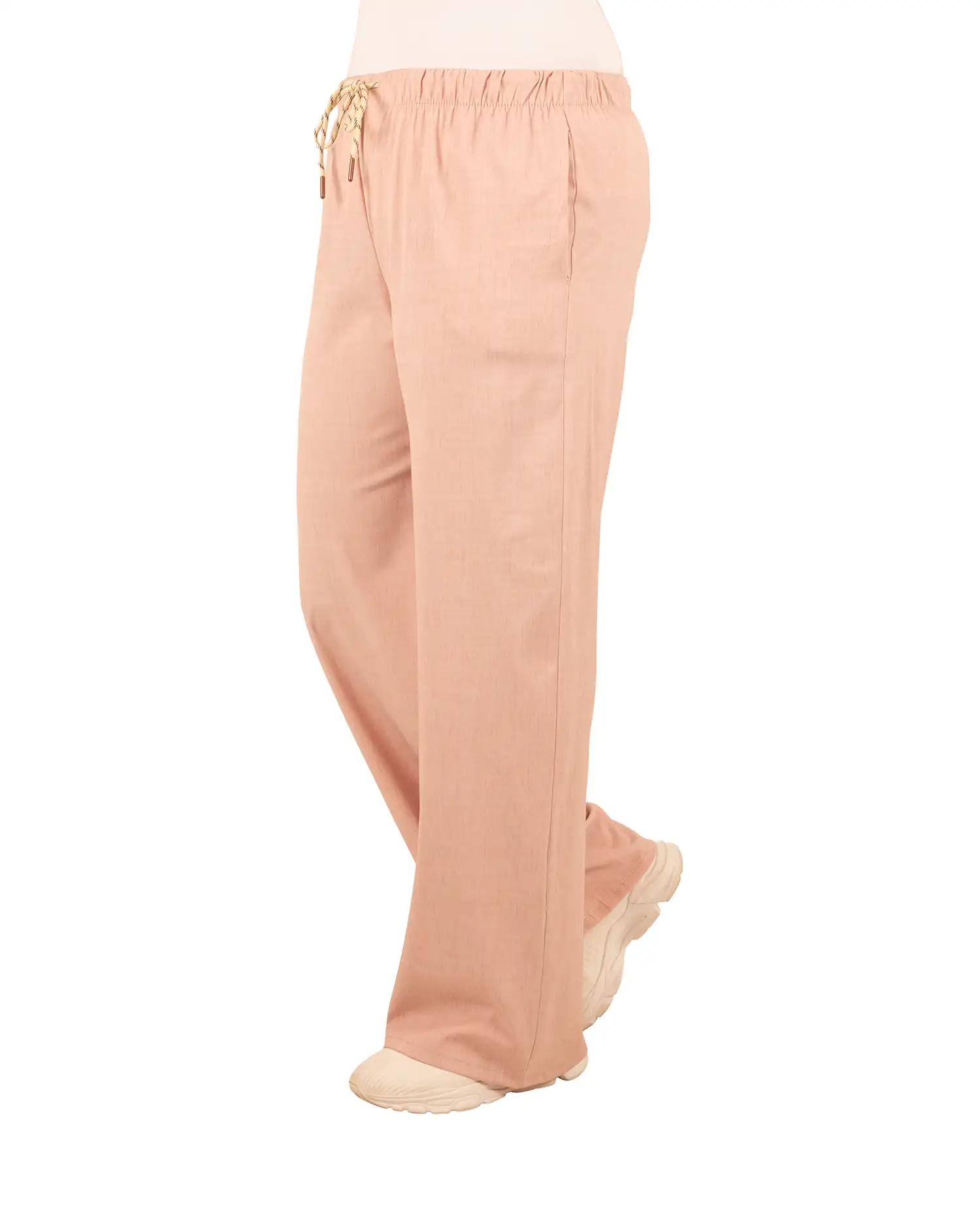 Oudroze pantalon van Chastar - Afbeelding 2