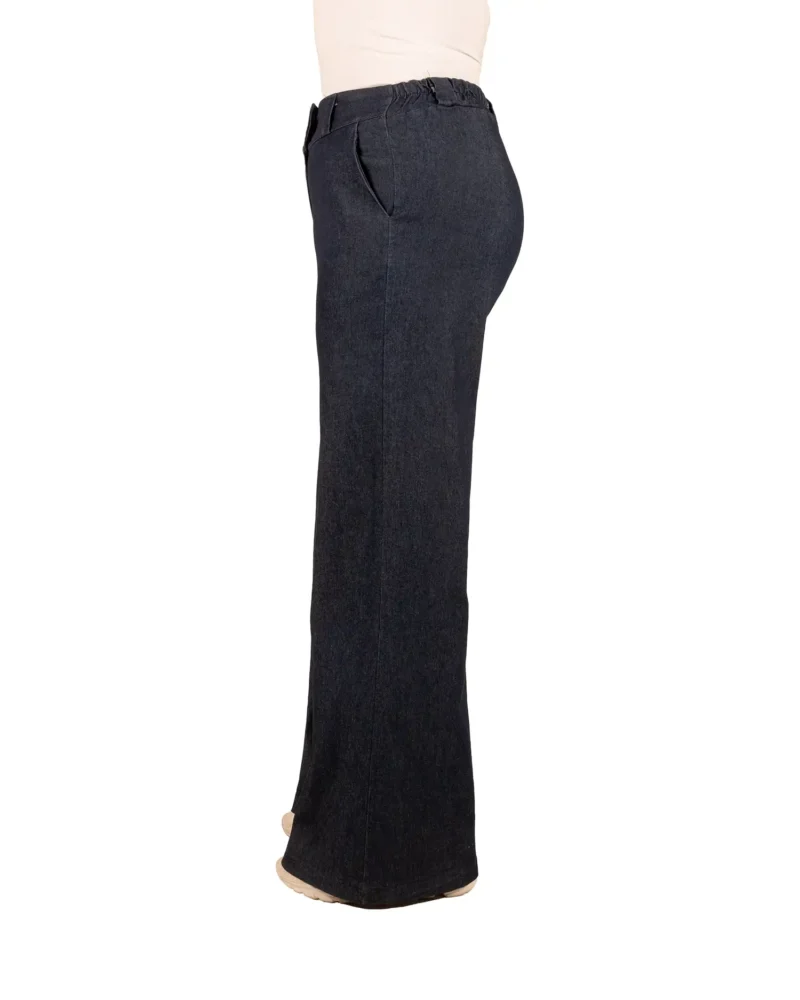 Donkerblauwe jeans pantalon van Chastar - Afbeelding 3
