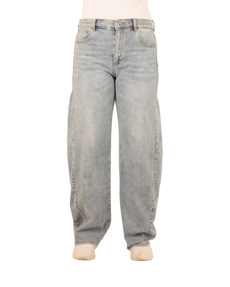 Light blue balloon jeans van Laulia - Afbeelding 3