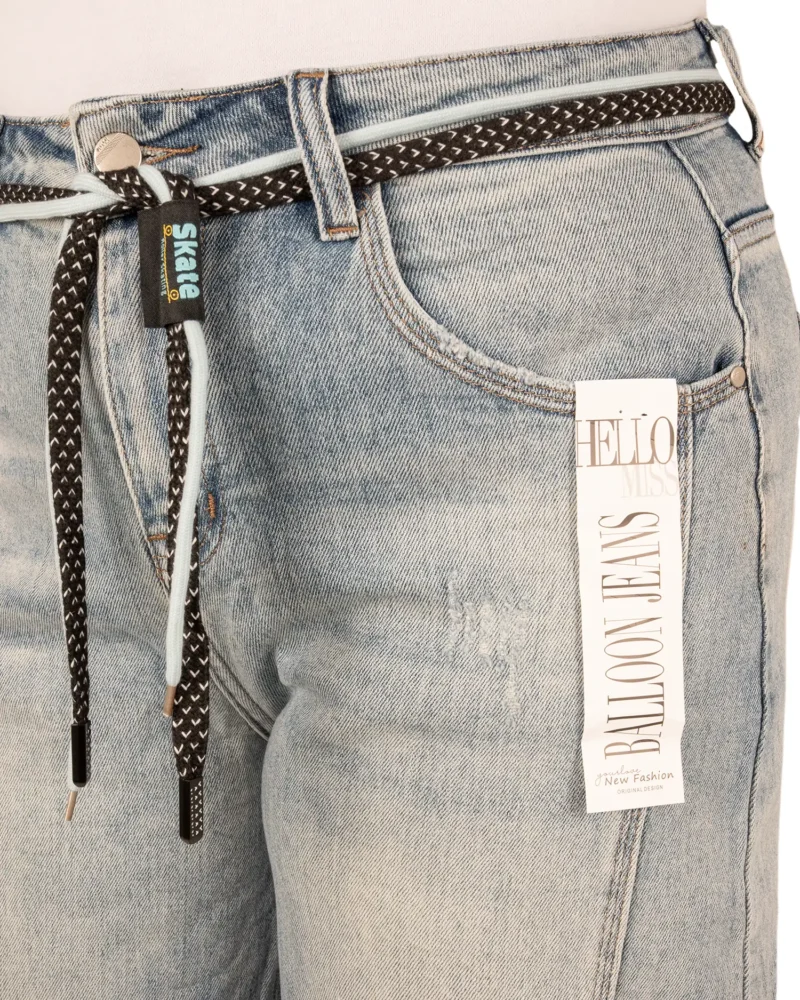 Blue balloon jeans van Hello Miss - Afbeelding 5