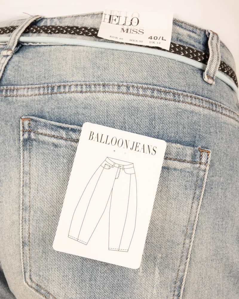 Blue balloon jeans van Hello Miss - Afbeelding 6