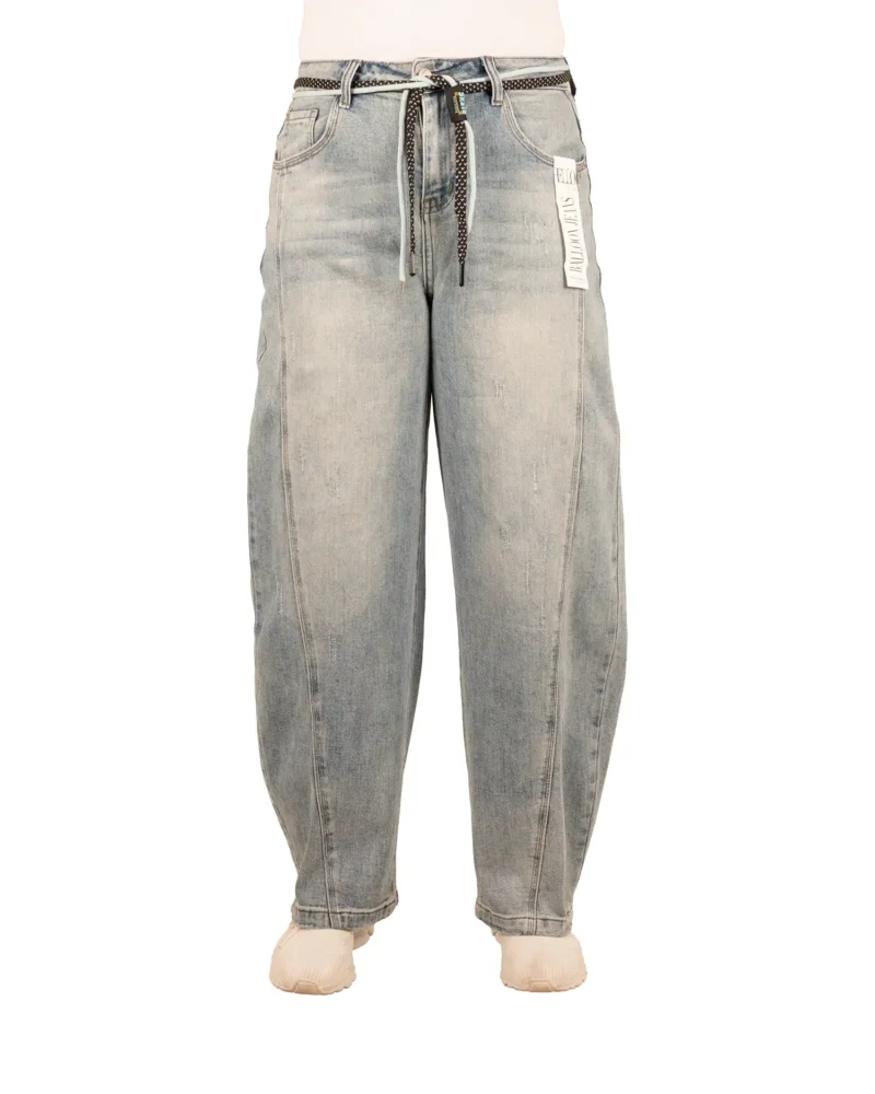 Blue balloon jeans van Hello Miss - Afbeelding 3
