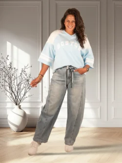 Blue balloon jeans van Hello Miss