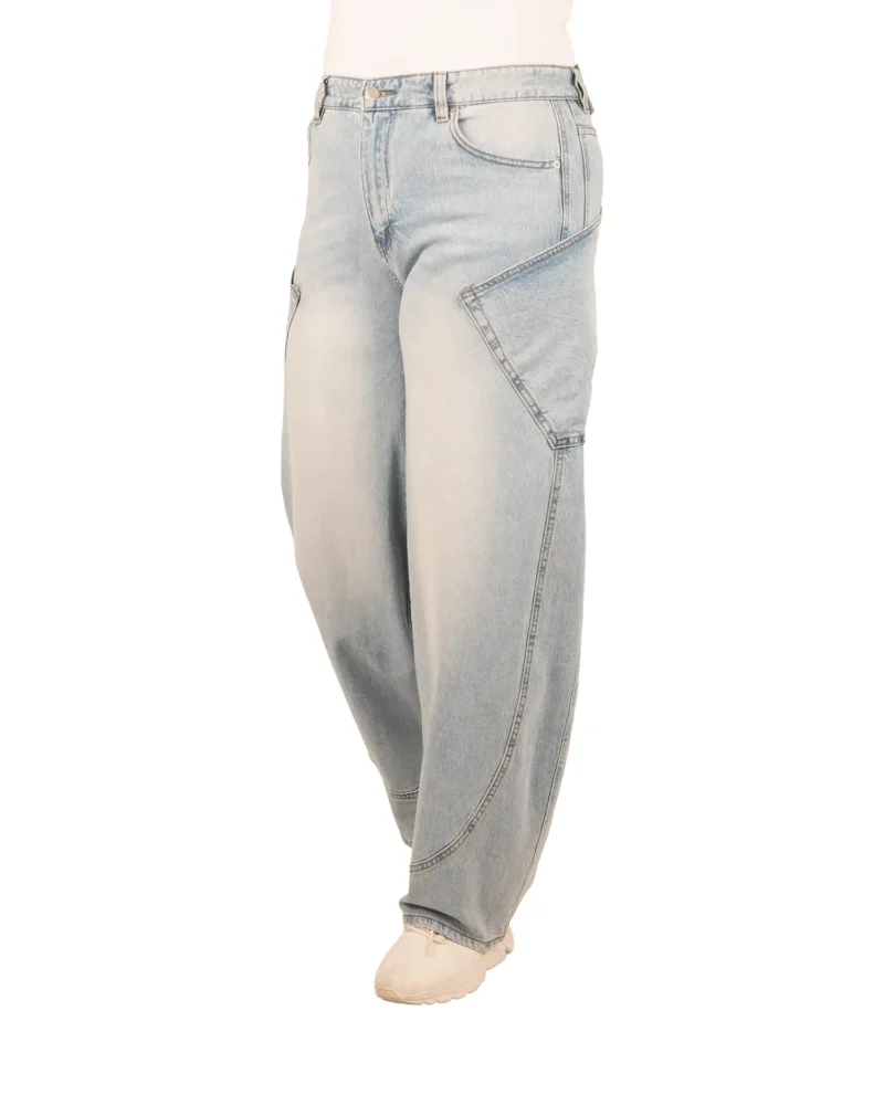 Light blue balloon jeans van Laulia - Afbeelding 2