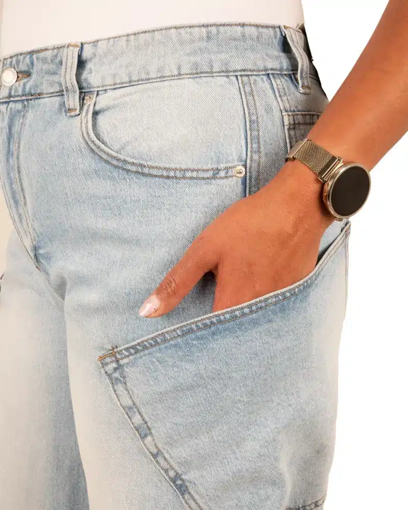 Light blue balloon jeans van Laulia - Afbeelding 4
