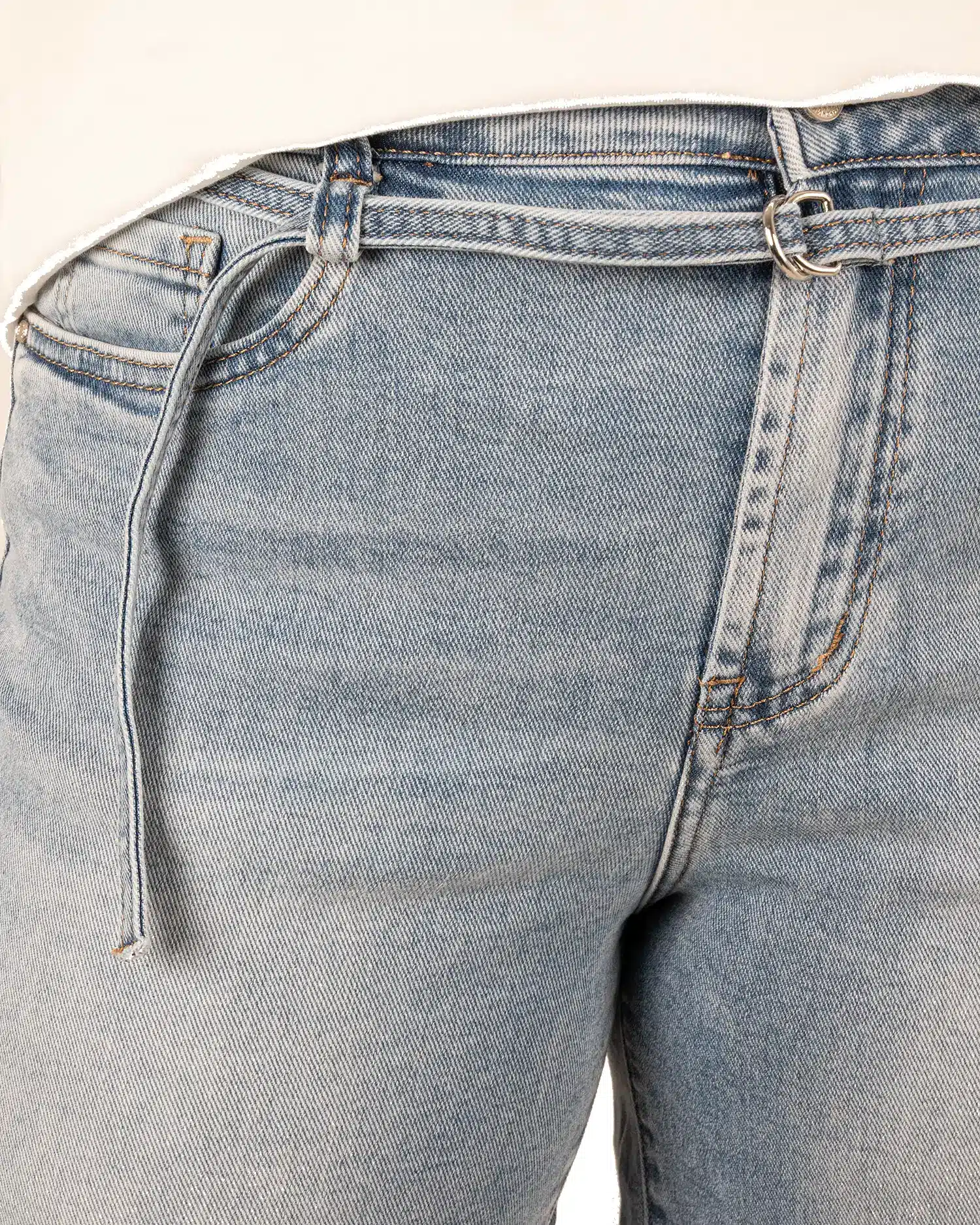 Blue baggy bermuda van Hello Miss - Afbeelding 5