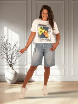 Blue baggy bermuda van Hello Miss