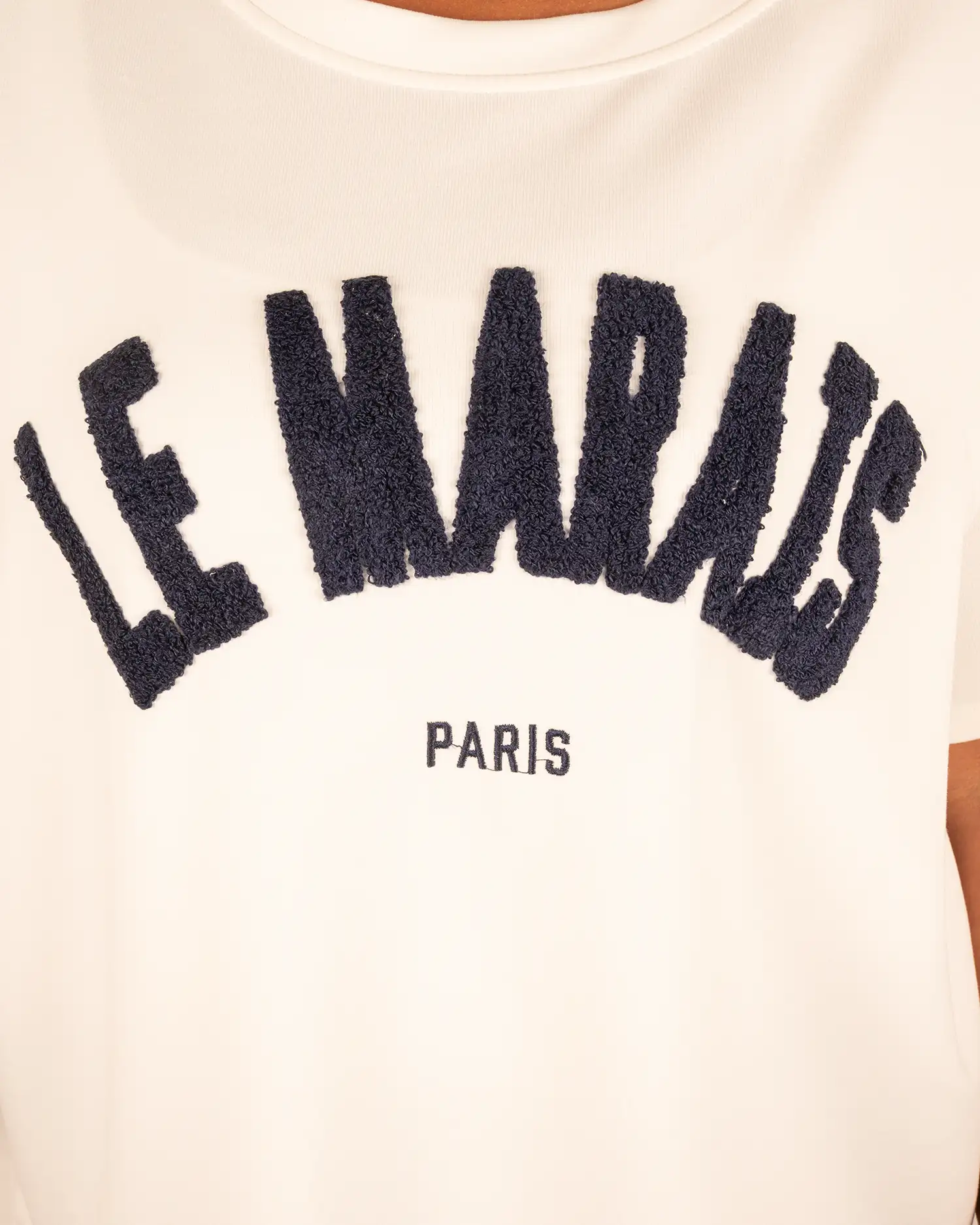 Off-white shirt blauwe "Le Marais" van Mooij - Afbeelding 5