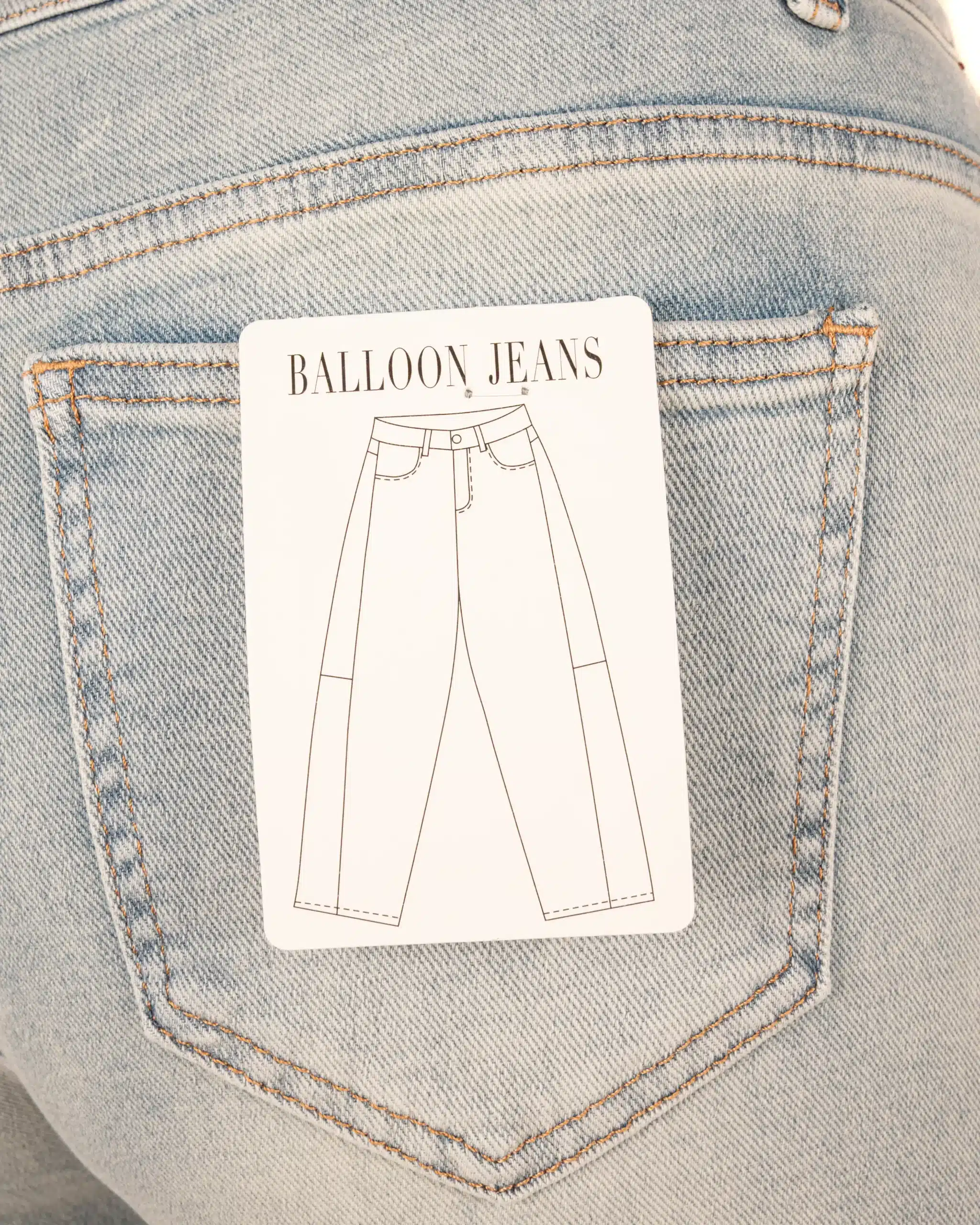 Light blue balloon jeans van Hello Miss - Afbeelding 5