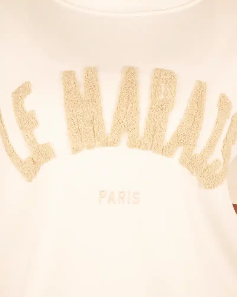 Off-white shirt beige "Le Marais" van Mooij - Afbeelding 7