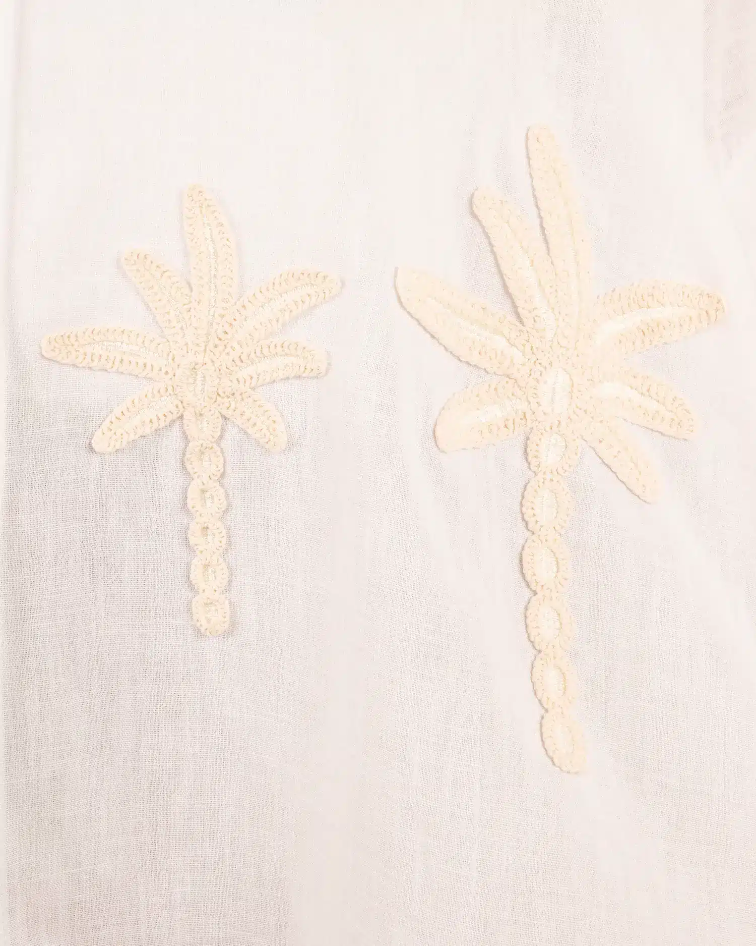 Witte oversized blouse palm van Cherry Koko - Afbeelding 5