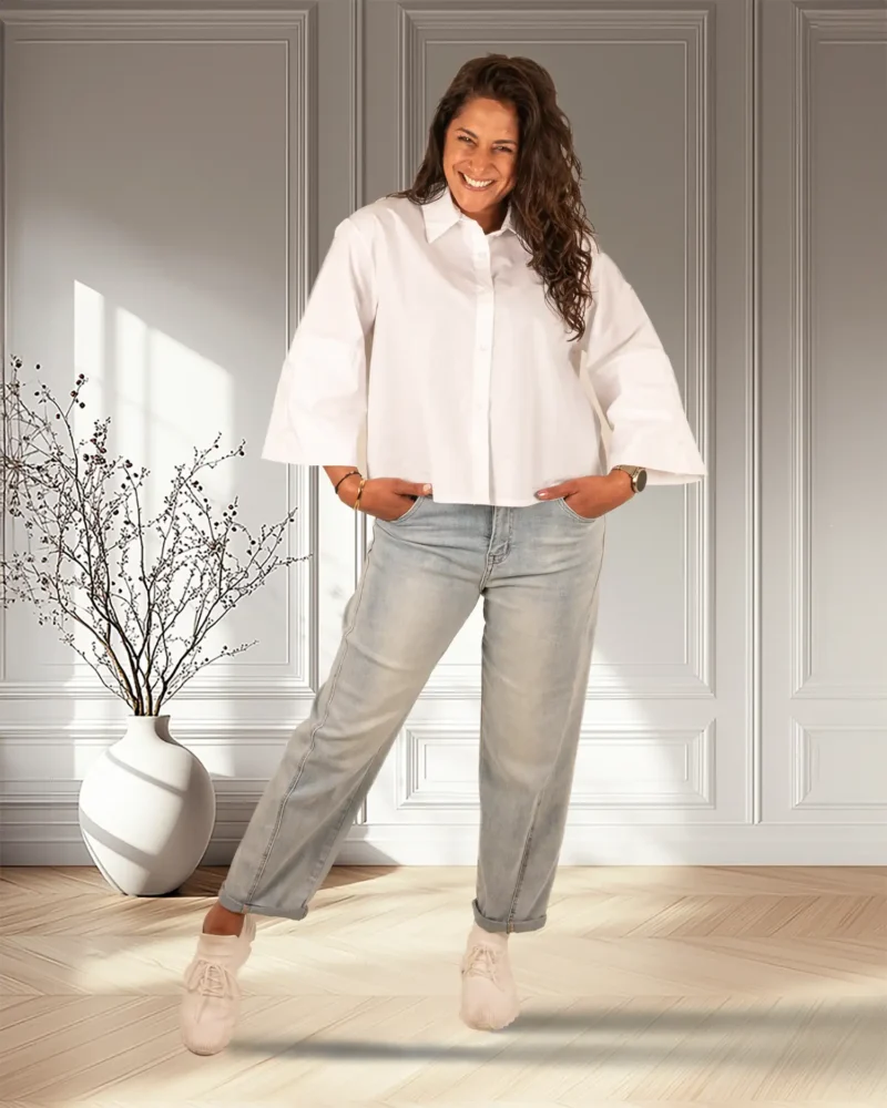 Witte blouse van BM Fashion - Afbeelding 2