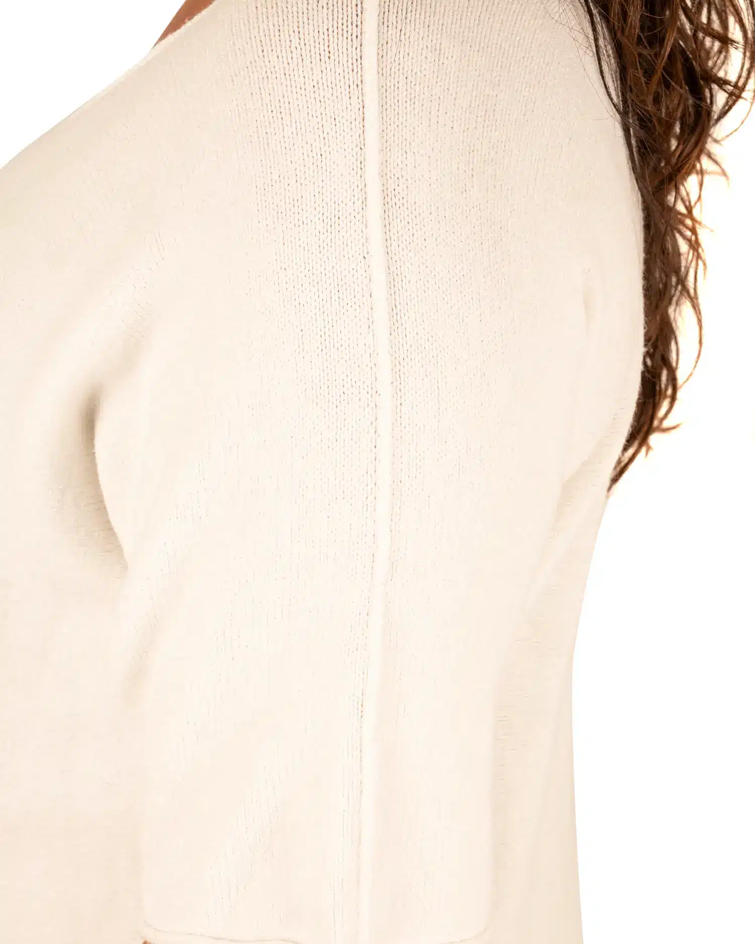 Off-white gebreid shirt van El-Vita - Afbeelding 4