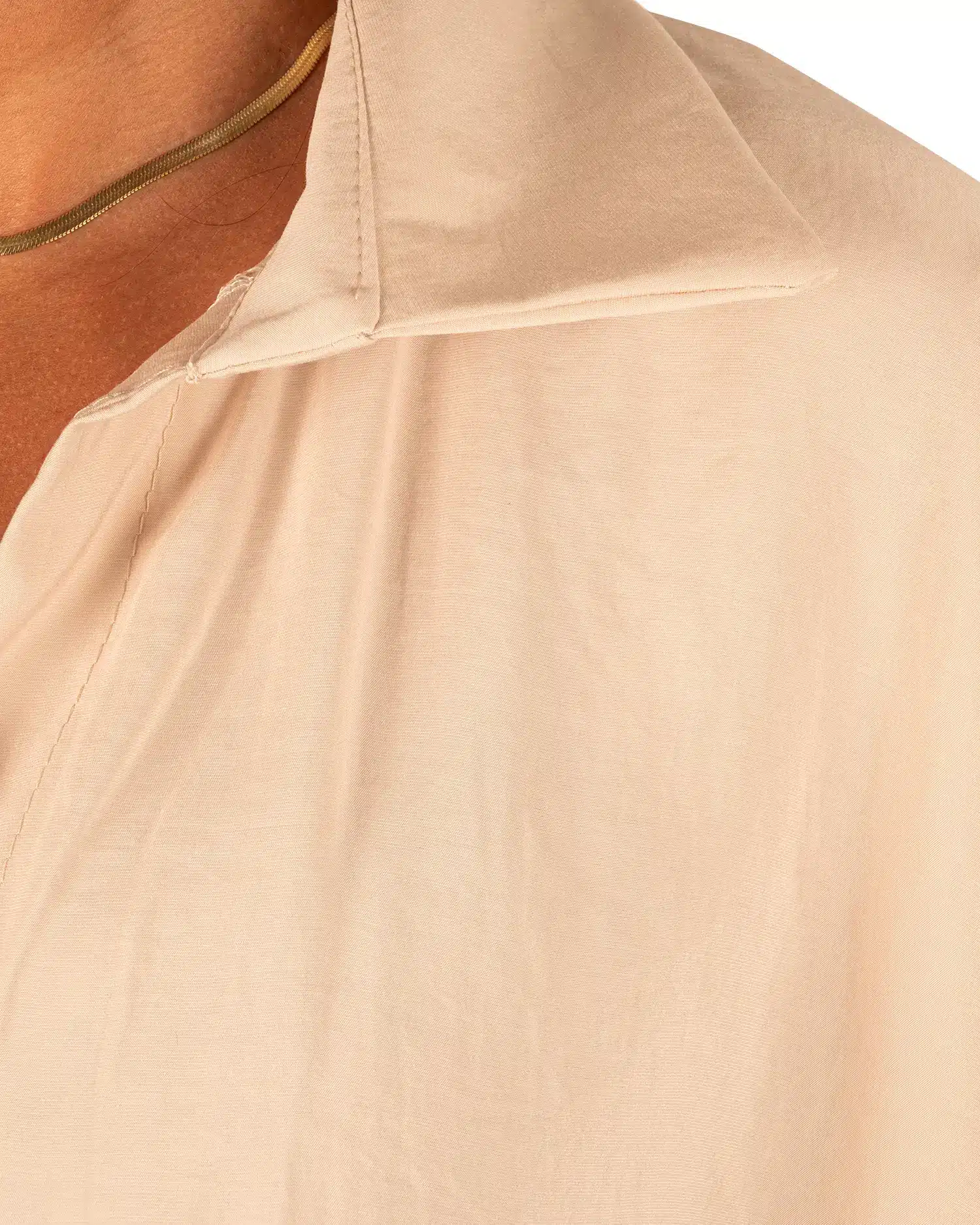 Beige blouse met knoop van El-Vita - Afbeelding 5