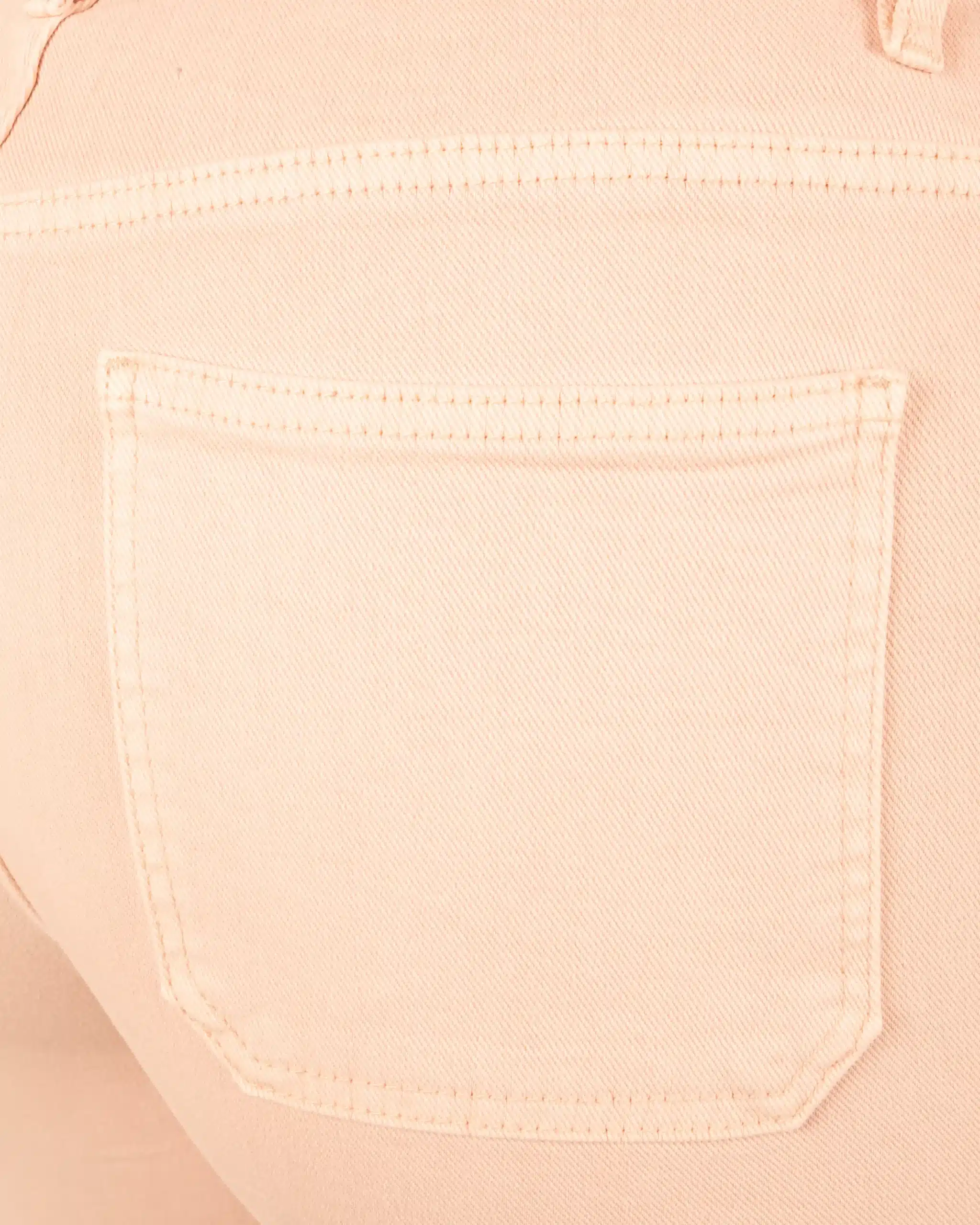 Lichtroze wide leg jeans met knopen van Folyrose - Afbeelding 6