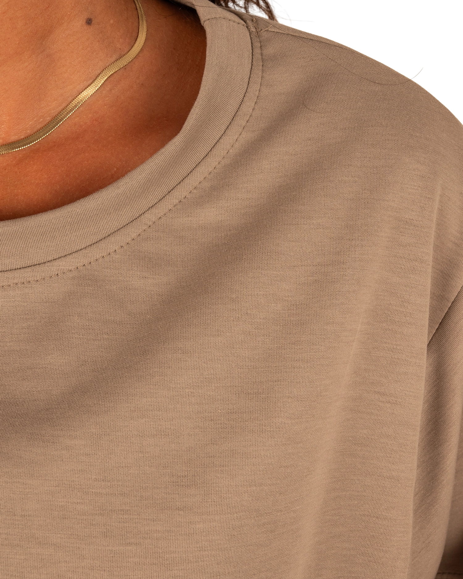 Taupe ballontop van New Collection - Afbeelding 4