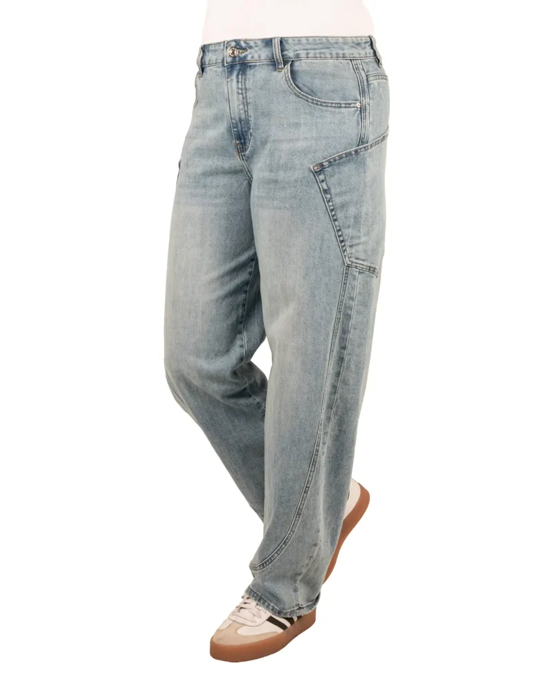 Light blue balloon jeans van Laulia - Afbeelding 3