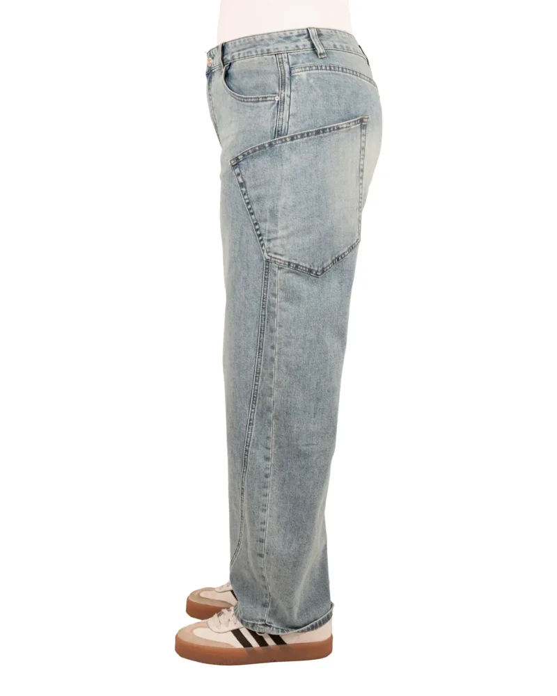 Light blue balloon jeans van Laulia - Afbeelding 4