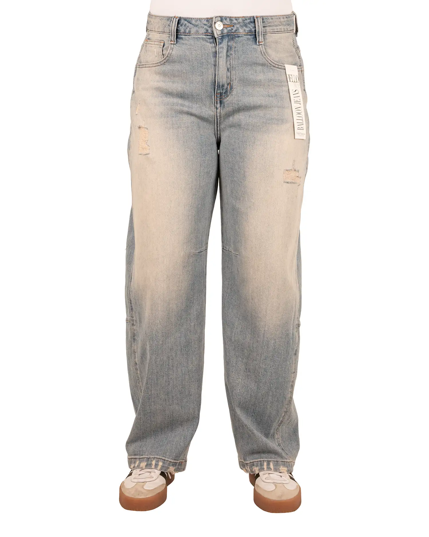 Light blue balloon jeans van Hello Miss - Afbeelding 4