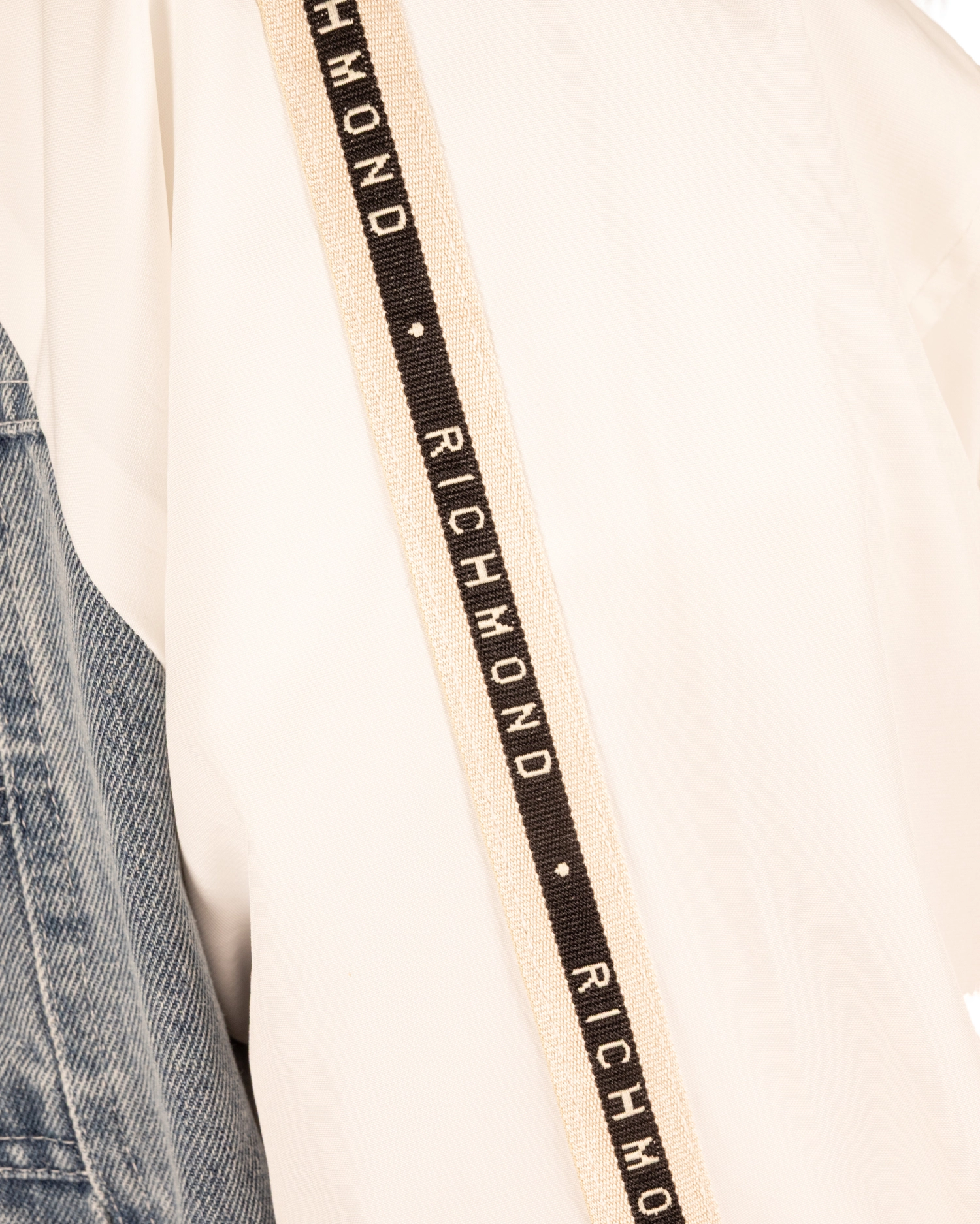 Jeans/wit bomberjack van Lucy-H Studio - Afbeelding 4
