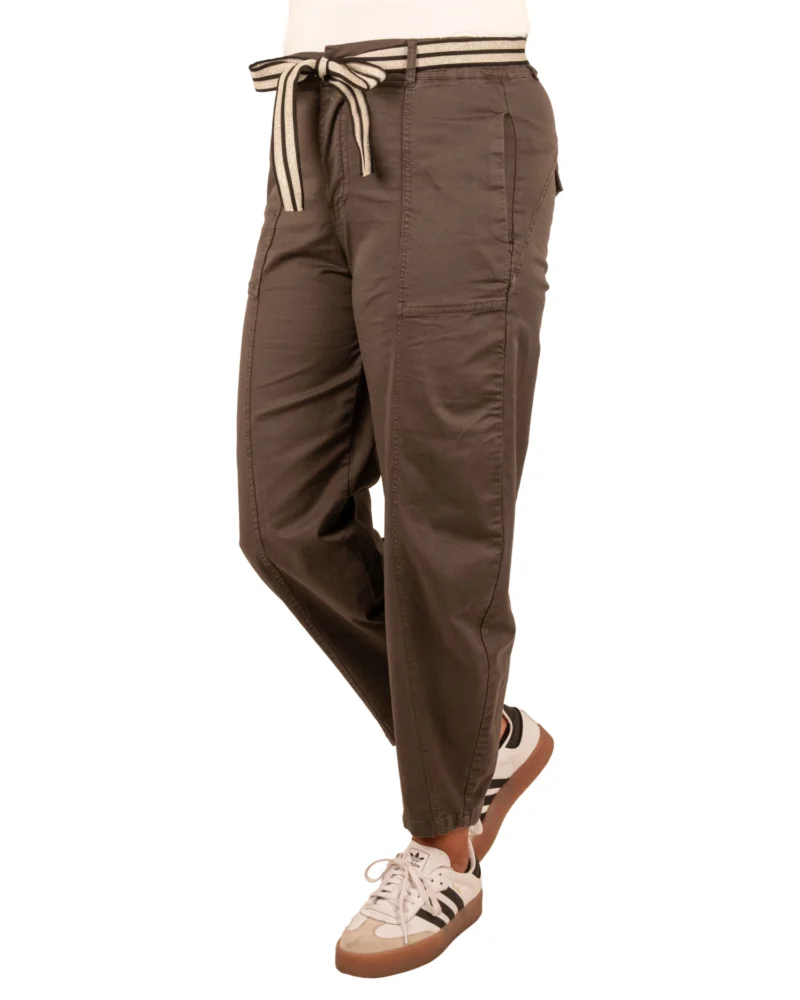 Bruine barrel broek van Gemma Ricceri - Afbeelding 2