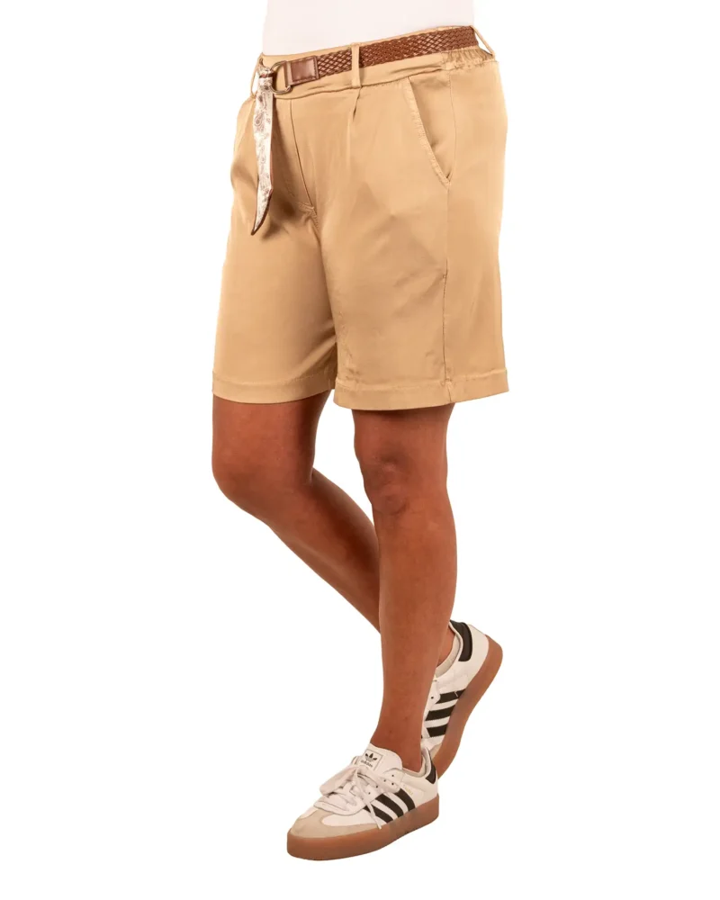 Camel silk look short van Gemma Ricceri - Afbeelding 2