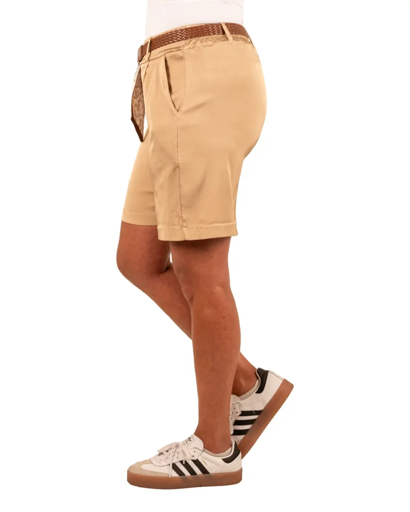 Camel silk look short van Gemma Ricceri - Afbeelding 3
