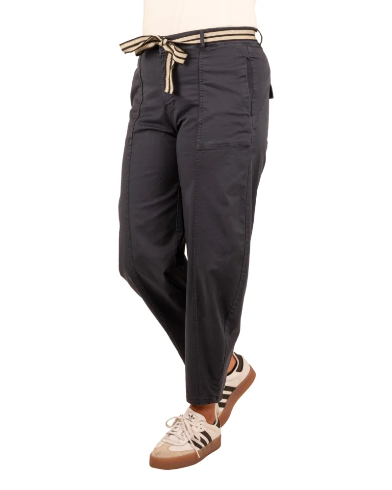 Donkerblauwe barrel broek van Gemma Ricceri - Afbeelding 2