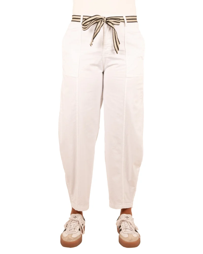 Witte barrel broek van Gemma Ricceri - Afbeelding 3