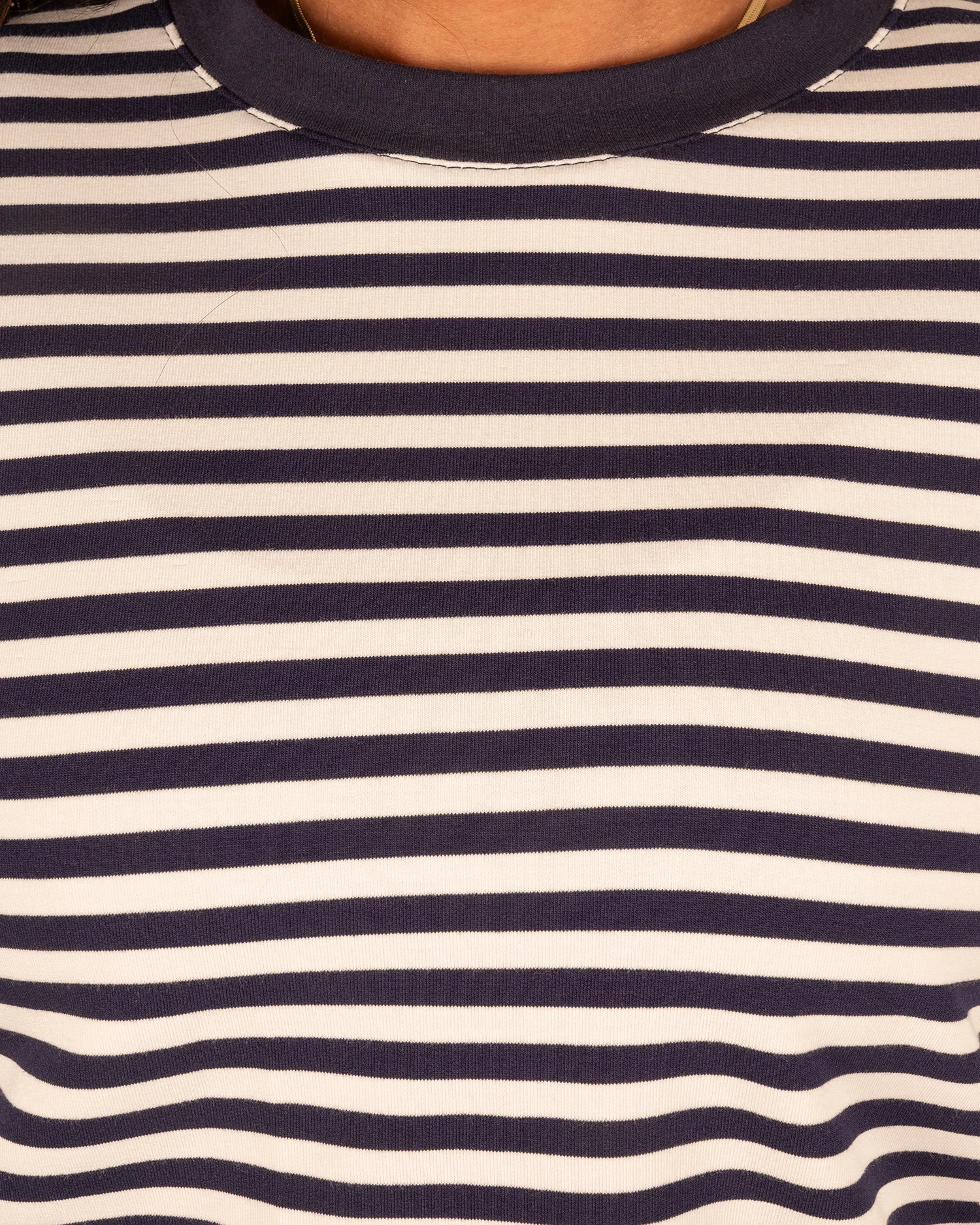 Donkerblauw/wit gestreept shirt van Gemma Ricceri - Afbeelding 4