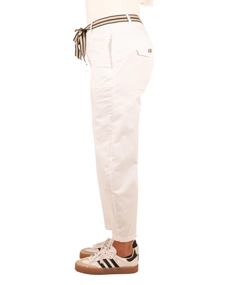 Witte barrel broek van Gemma Ricceri - Afbeelding 4