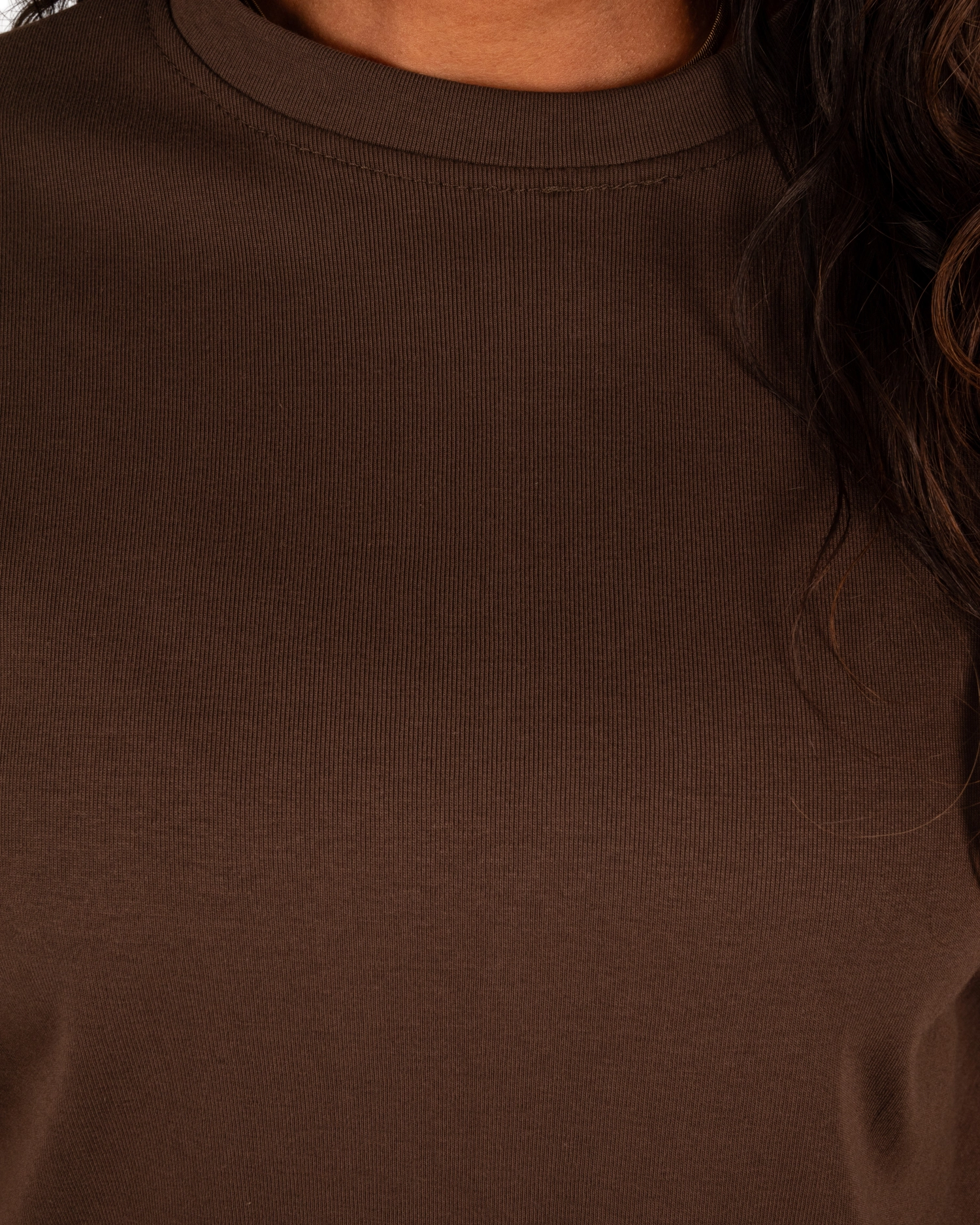 Donkerbruin basis shirt  van Gemma Ricceri - Afbeelding 4