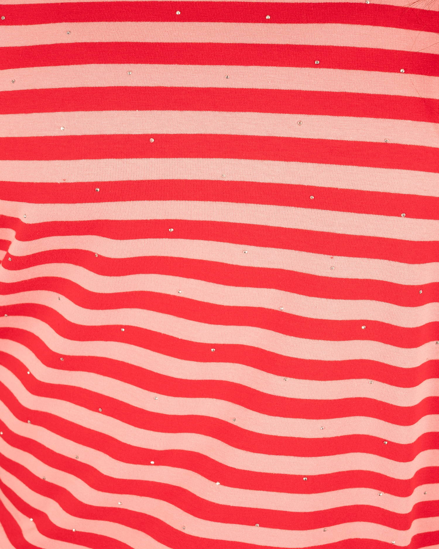 Rood/roze gestreept shirt glitter print van Moocci - Afbeelding 4