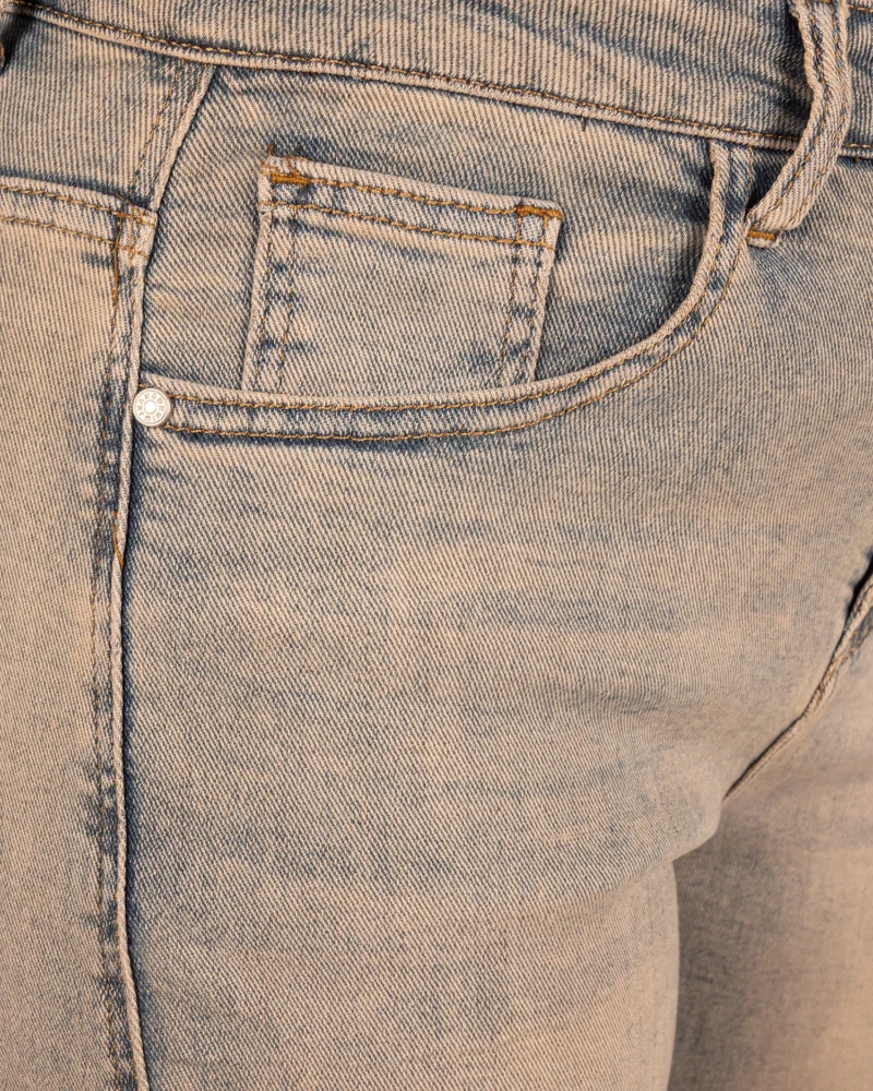 Light blue dirty wash balloon jeans van Hello Miss - Afbeelding 7