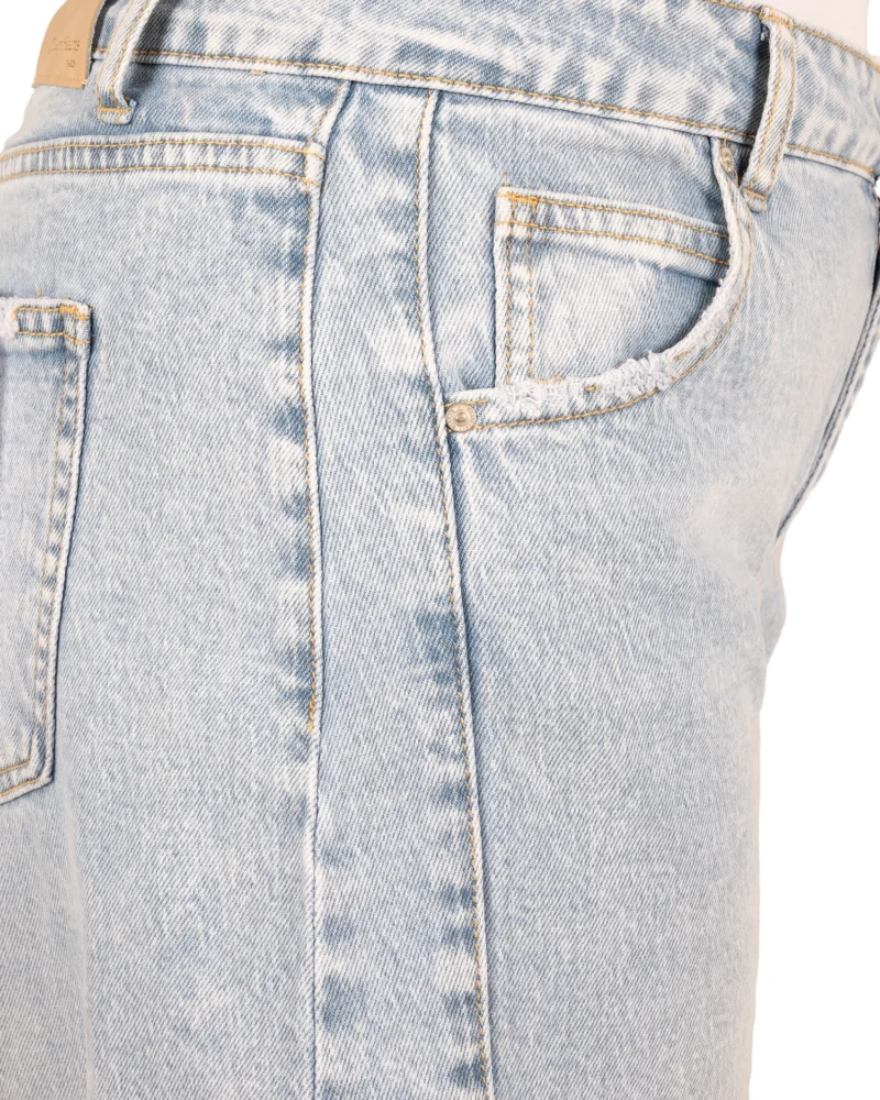 Light blue barrel wide leg jeans van Queen hearts - Afbeelding 6