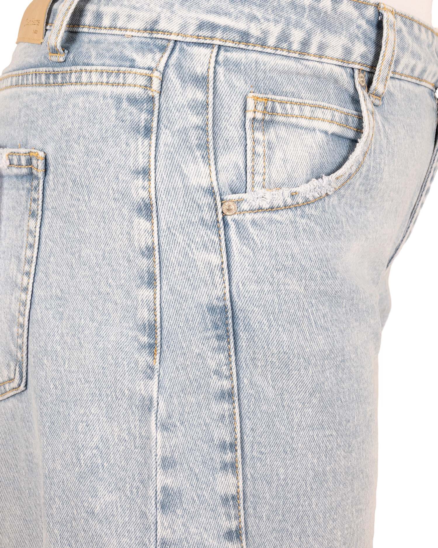 Light blue barrel wide leg jeans van Queen hearts - Afbeelding 6