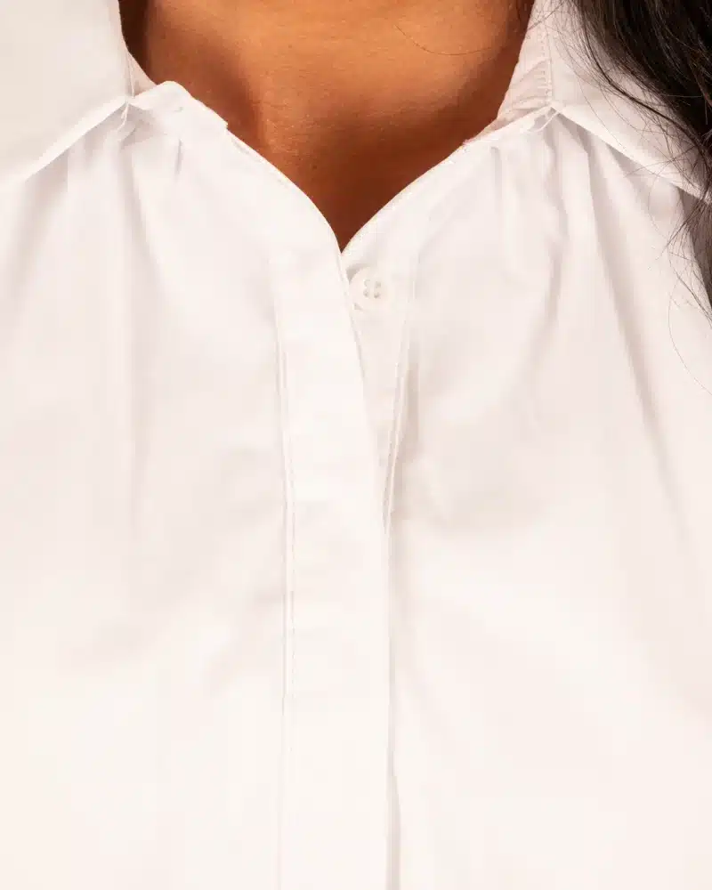 Witte ballonblouse van Ivivi - Afbeelding 4