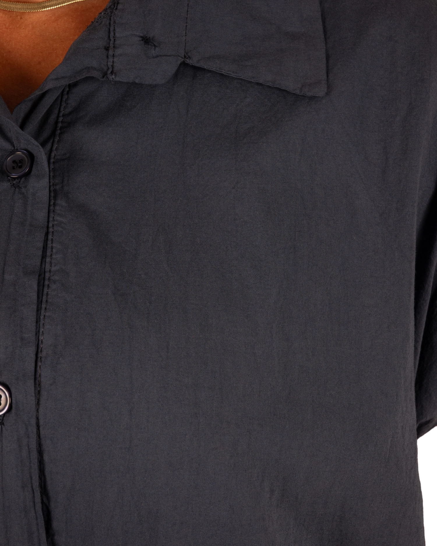 Blauwe ballonblouse van Up Style - Afbeelding 4