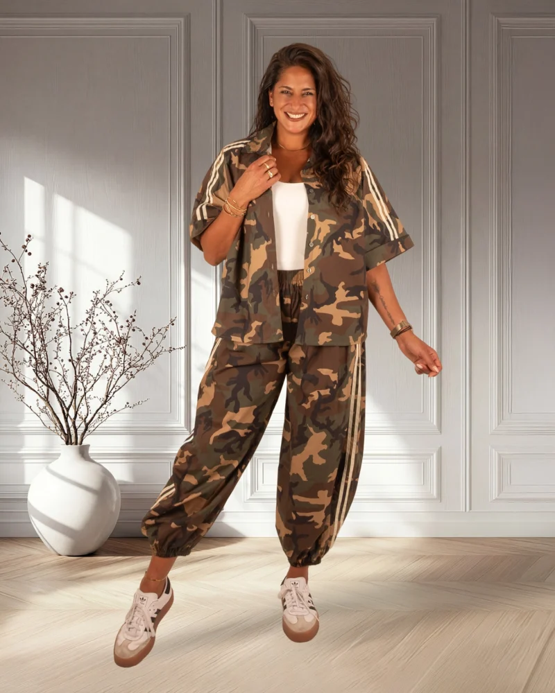 Camouflage print blouse van El-Vita - Afbeelding 7