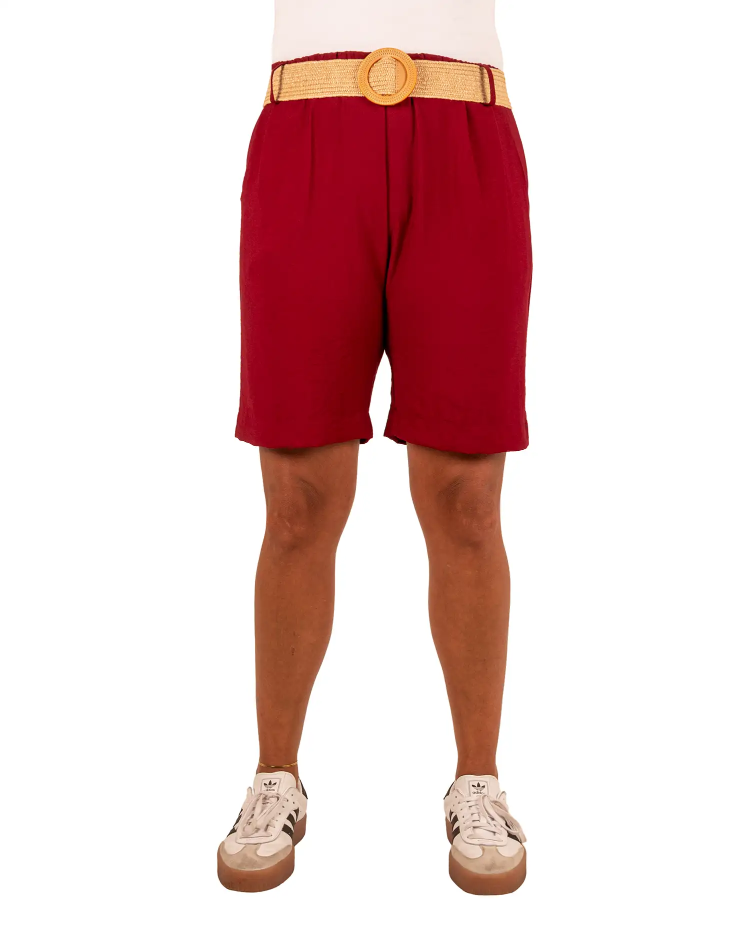 Bordeaux short van HK&City - Afbeelding 3