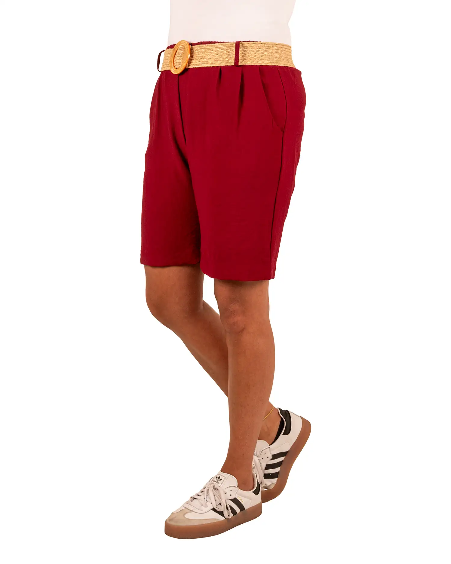 Bordeaux short van HK&City - Afbeelding 2