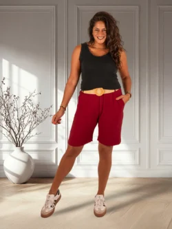 Bordeaux short van HK&City