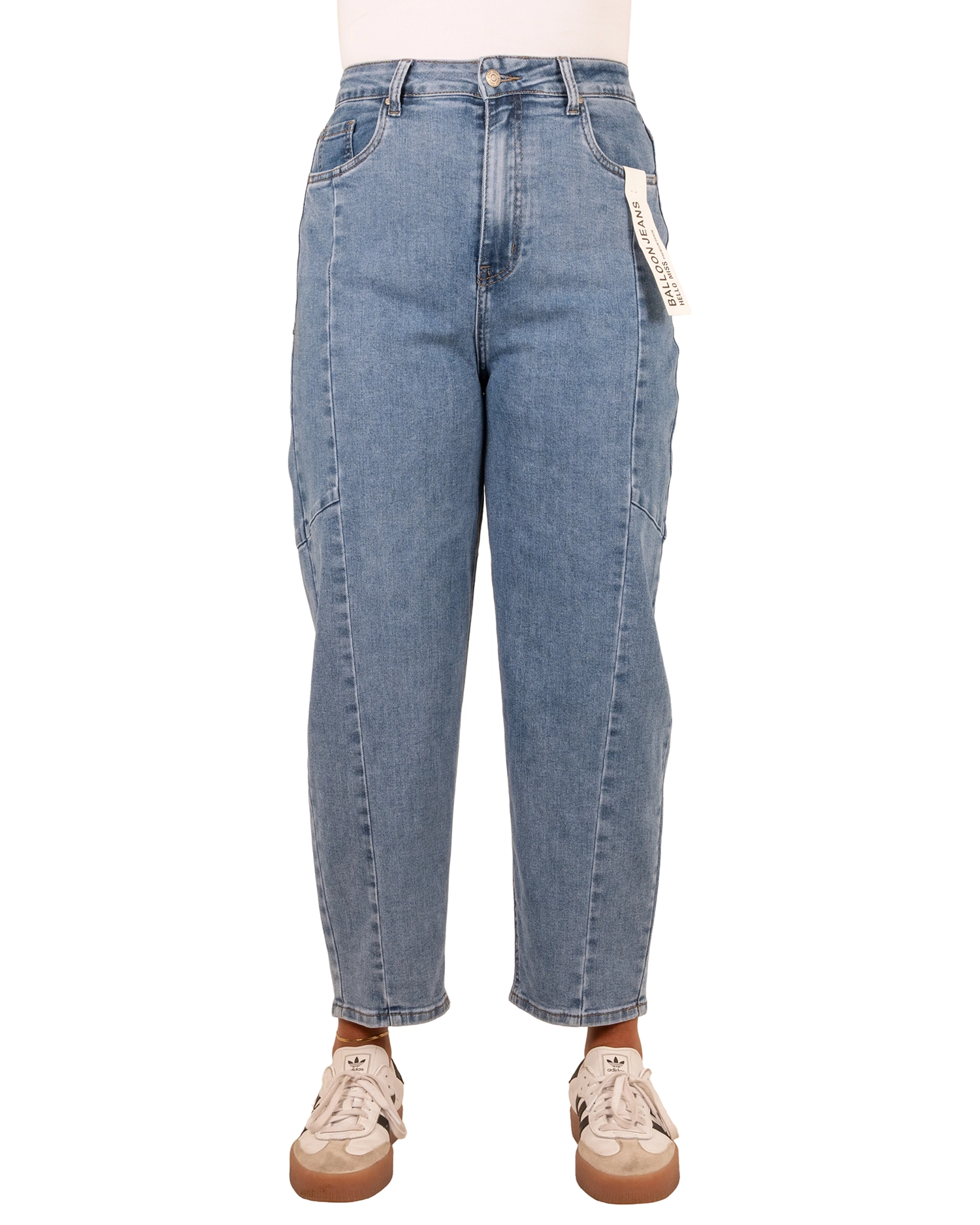 Blue balloon jeans van Hello Miss - Afbeelding 4