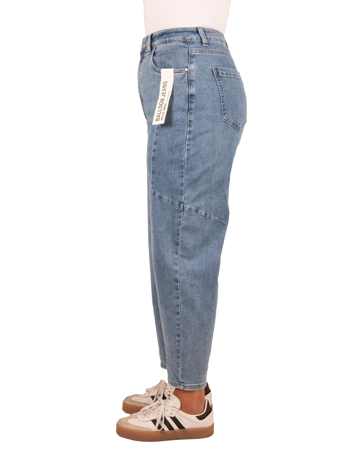 Blue balloon jeans van Hello Miss - Afbeelding 3