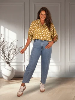 Blue balloon jeans van Hello Miss