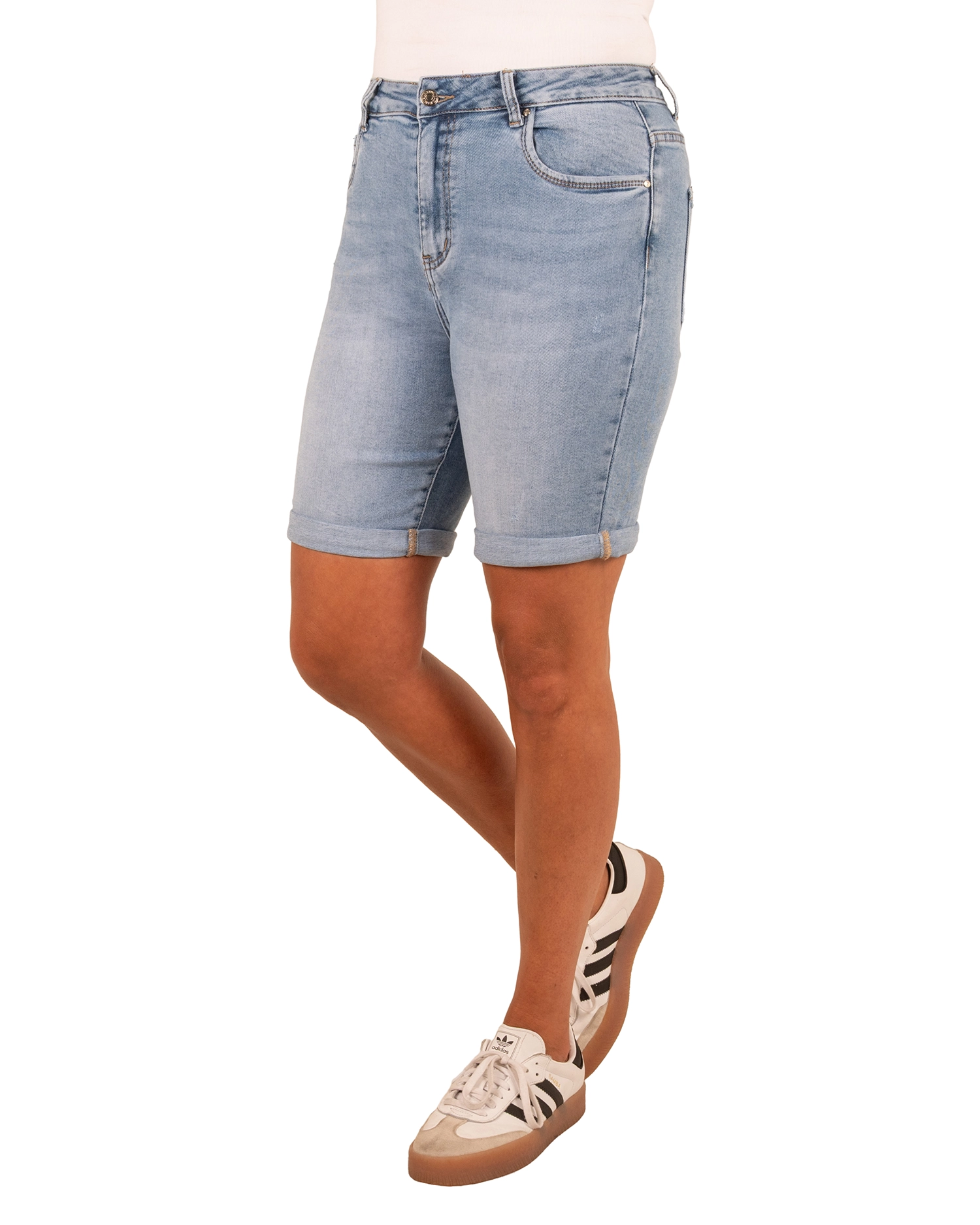 Light blue high waist short van Sarah John - Afbeelding 2
