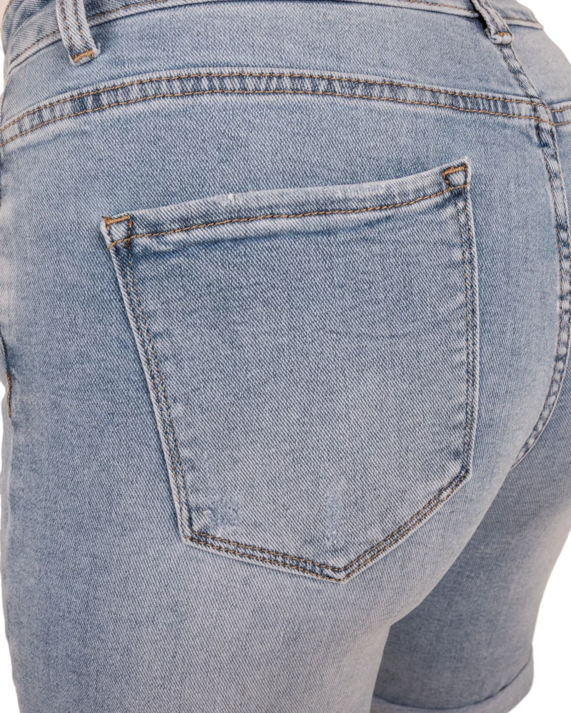 Light blue high waist short van Sarah John - Afbeelding 5