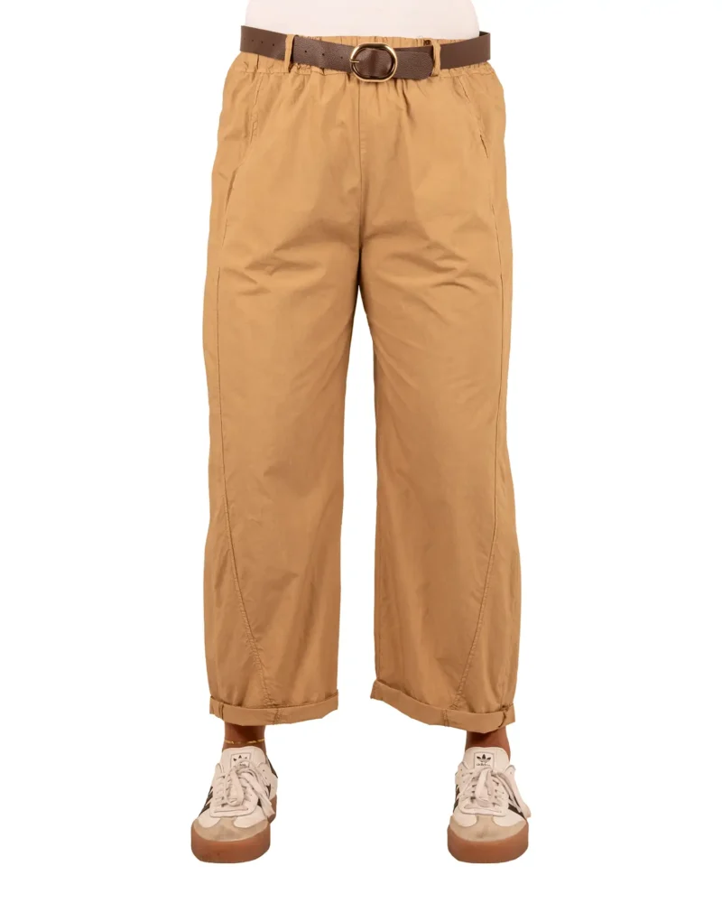 Camel barrel broek van El-Vita - Afbeelding 3